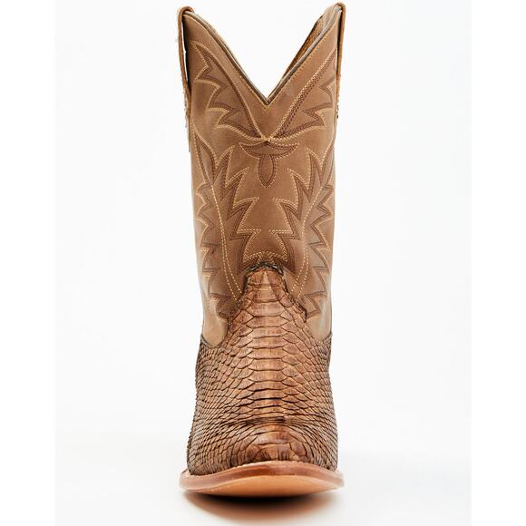 NEW Cody James Mens Exotic Python Western Boots Brown Round Toe Leather 8D‎ main image 14
